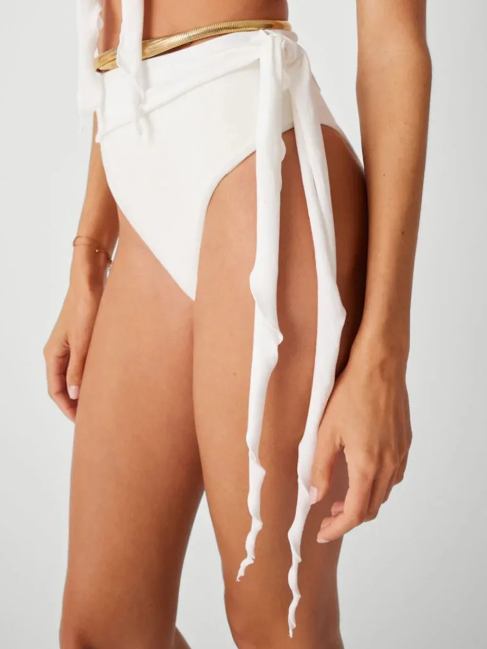 NWT Frankie's Bikinis X Pamela Gaia Bottom Size L